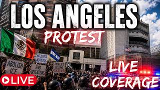 🔴LIVE NOW: PROTEST COVERAGE – LOS ANGELES ICE DETENTION CENTER 🚨 MULTI FEEDS