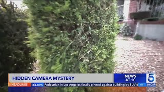 Hidden camera pointed at Garden Grove home