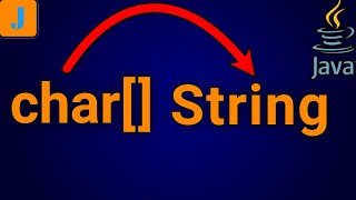 How To Convert Char Array To String In Java