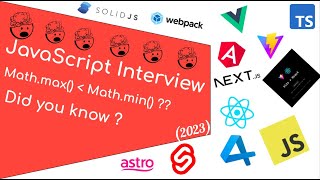 Diving into JavaScript source code - Math.max() and Math.min() | JavaScript Interview | 2025