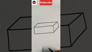 Draw a simple rectangular prism using these simple steps #shorts #ashortaday Canvassing Passion