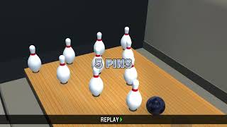 あつまれBOWLING：初めてのダックピン通し(説明文あり)　スコア89　スペア1　スプリット多発　 #あつまれBOWLING #ボウリング