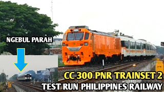 NGEBUL PARAH !!! TEST RUN CC 300 PNR TRAINSET 2 | MADE IN INKA MADIUN