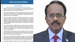 Farmaajo oo madaxda ugu sareysa dowlada ugu baaqay in aan dalka la galin hubanti la'aan siyaasadeed