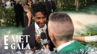 Jon Batiste Had WHAT in His Pocket at the 2024 Met Gala? | E! News