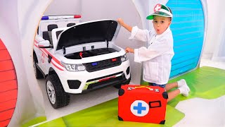 व्लाद और निकी खिलौना कारों के साथ मज़े करते हैं - बच्चों के लिए मजेदार वीडियो
