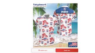 Epl Ipswich Town Fc Hawaiian Shirt Gift For Fan