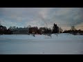 asmr crunchy snow ice sunset walk on the frozen baltic sea in helsinki finland no talking