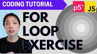 p5.js Coding Tutorial | Multiple Circles w For Loop
