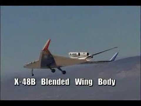 Boeing X-48B Blended Wing Body First Flight - YouTube