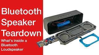 Bluetooth Speaker Teardown - the electronics inside a wireless speaker