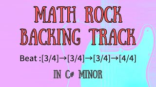 Math Rock Backing Track in C# minor