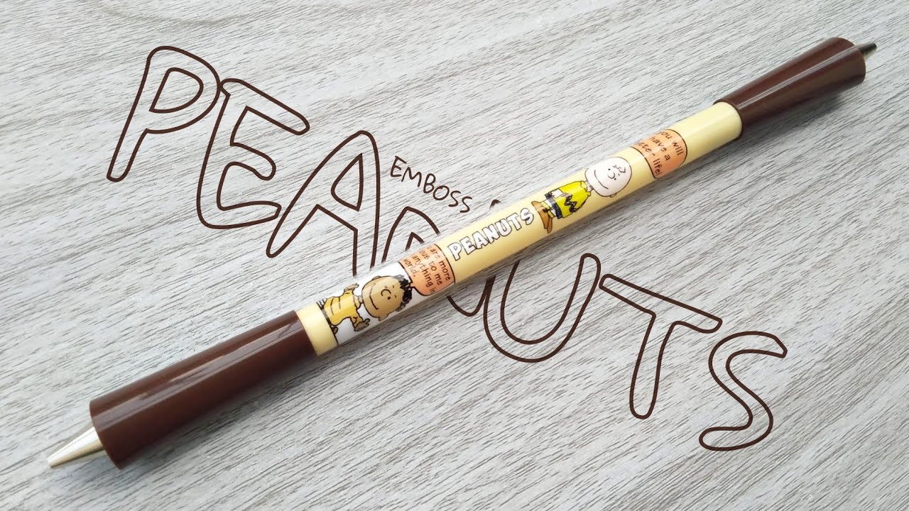Pen Modding Tutorial Emboss Peanuts Youtube