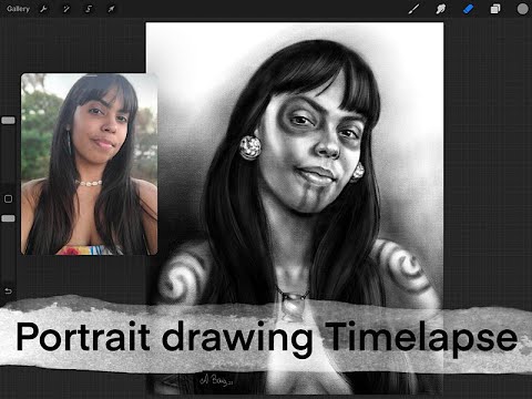 Portrait Drawing Process Youtube