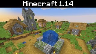 Minecraft 1.14 - Plains Villages - All New Shops and Houses, New Crafting Blocks, Improved Detailing