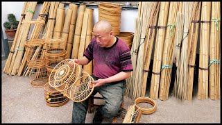 Bamboo Bird Cage Making Process! Interesting Traditional Technique!