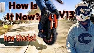 Testing the New Shocks - Inmotion V13 - Come Sit With Me