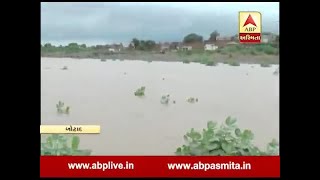 Botad new water cames in bhadar river