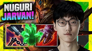 NUGURI TRIES JARVAN WITH NEW BUFFS! - FPX Nuguri Plays Jarvan Top vs Kennen! | Season 11