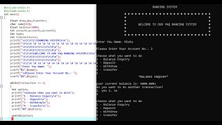 Explain Bank Management system in C language | BMS Project #c #clanguage