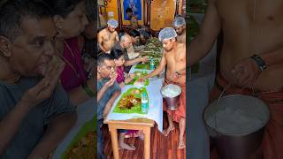 In this restaurant Brahmins are fed temple food😱😱 pure sattvik food of Brahmins.