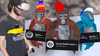 Teaching VR YouTubers How to be PRO in Gorilla Tag VR (Oculus Quest 2)