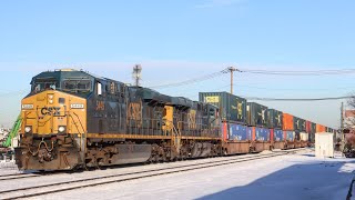 The Best Time to Be Trackside! Mornings on the CSX River Line!