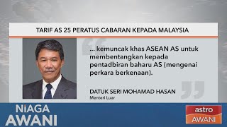 Tarif AS 25 peratus cabaran kepada Malaysia