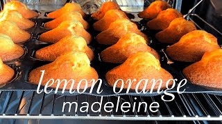 플렉시판으로 쉽게 구움색내는 방법 / 레몬마들렌 / flexipan  lemon madeleine recipe / 레몬 오렌지 마들렌 레몬아이싱