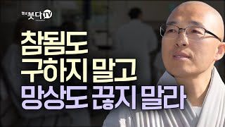 참됨도 구하지 말고 망상도 끊지 마라/마음공부 불교 행복 이야기/법상스님의 영가현각의 증도가 85회