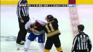 Paul Mara vs Gregory Campbell Mar 24, 2011