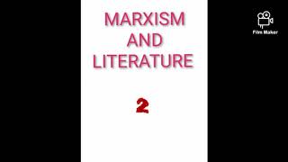 Marxism and Literature - V2