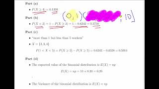 Binomial Distribution - Worked Example using Statistical Tables