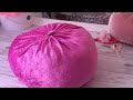 diy round velvet luxury cushion for cheap