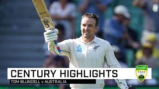 Blundell's brilliant ton a consolation for New Zealand