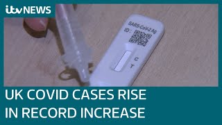 UK Covid cases hit new daily record as lateral flow tests supply runs low | ITV News