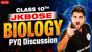 JKBOSE Class 10th PYQ Discussion Live | BIOLOGY