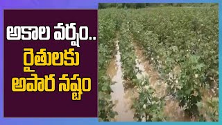 అకాల వర్షం.. రైతులకు అపార నష్టం | Nagarakurnool District | 6TV