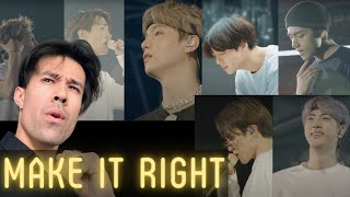 DOUBLE BTS Reaction! Make it Right