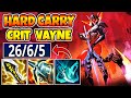 FULL BURST CRIT VAYNE HARD CARRIES WITH BROKEN DAMAGE - League of Legends