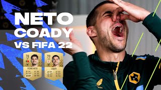 Conor Coady hilariously mocks Pedro Neto over his 'stinking' FIFA 22 stats 🤣 | FIFA vs Wolves