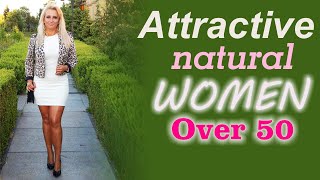 Natural Women Over 50 Dressed So ELEGANTLY You Wont Believe Their Age! Classy Fashion Secrets