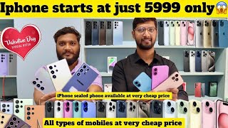 iPhone starts at just 5999😱|samsung s24 ultra mobile at huge discount🔥|used mobiles in Bangalore🔥💥