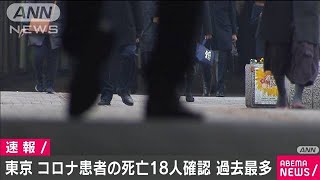 東京　コロナ患者18人の死亡確認　1日で過去最多(2021年1月27日)