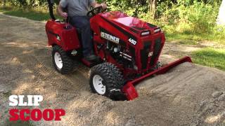 Slip Scoop Tractor Attachment for the Steiner 450