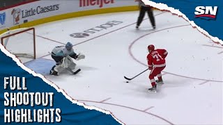 Seattle Kraken at Detroit Red Wings | FULL Shootout Highlights