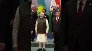Watch: PM Modi And Xi Jinping Stand Next To Each Other At SCO Summit