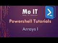 Powershell Tutorials   Arrays I