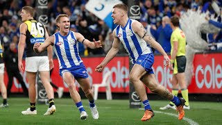 All the goals: North Melbourne vs Richmond (Round 18, 2022)