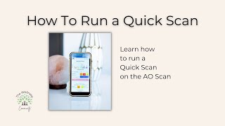 AO Scan Tutorial: How to Run a Quick Scan